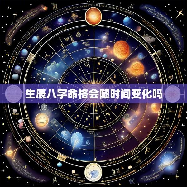 生辰八字命格会随时间变化吗