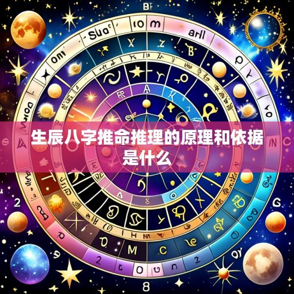 生辰八字推命推理的原理和依据是什么
