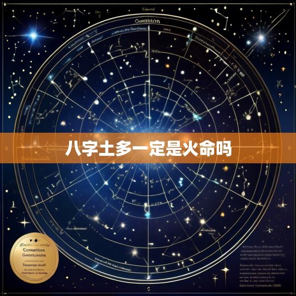 八字土多一定是火命吗