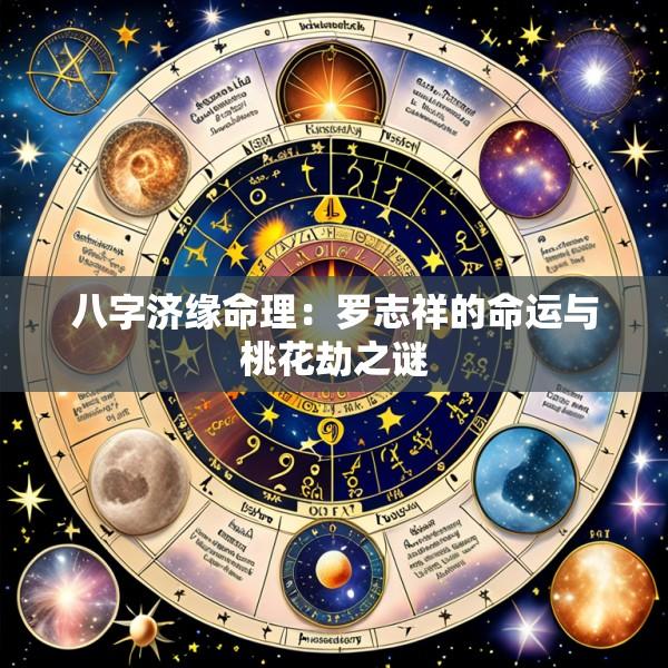 八字济缘命理：罗志祥的命运与桃花劫之谜
