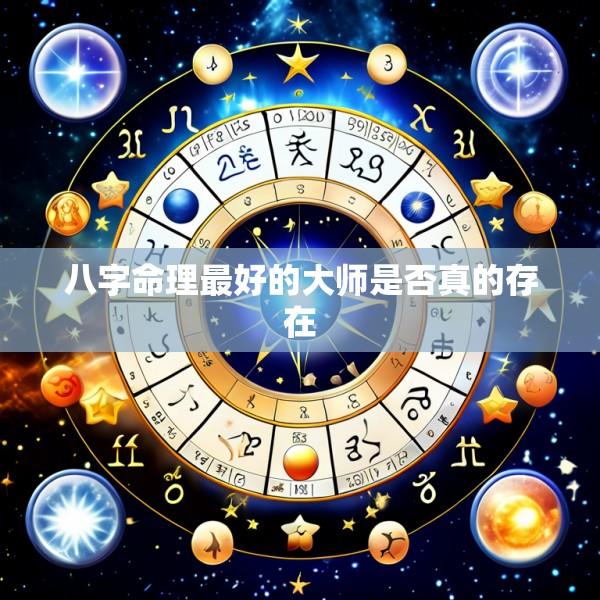 八字命理最好的大师是否真的存在