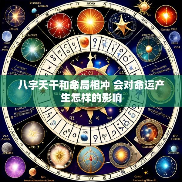 八字天干和命局相冲 会对命运产生怎样的影响