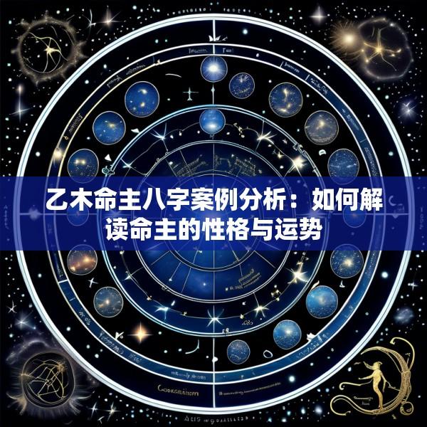 乙木命主八字案例分析：如何解读命主的性格与运势