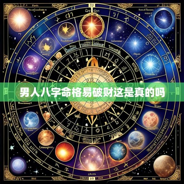 男人八字命格易破财这是真的吗
