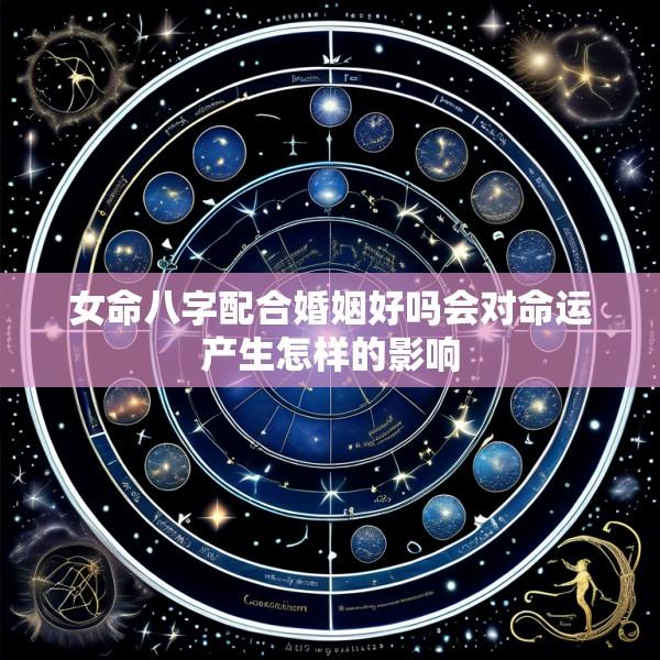 女命八字配合婚姻好吗会对命运产生怎样的影响