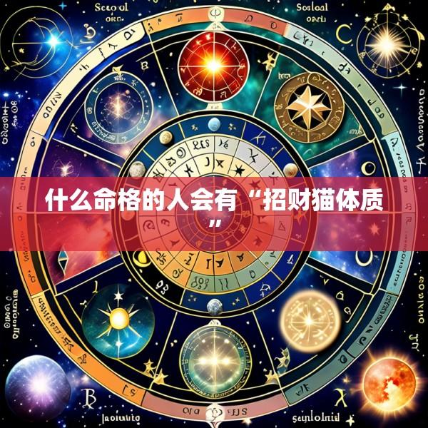 什么命格的人会有“招财猫体质”