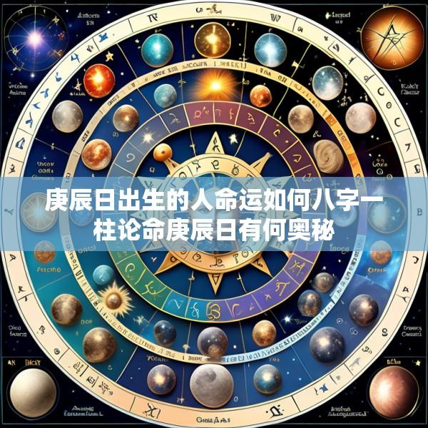 庚辰日出生的人命运如何八字一柱论命庚辰日有何奥秘
