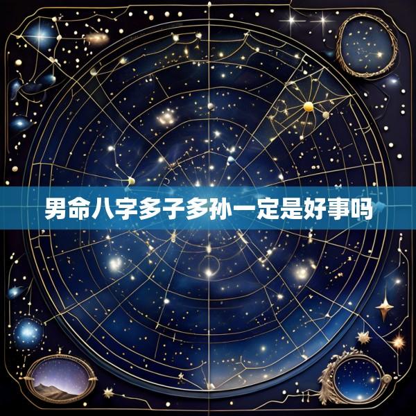 男命八字多子多孙一定是好事吗