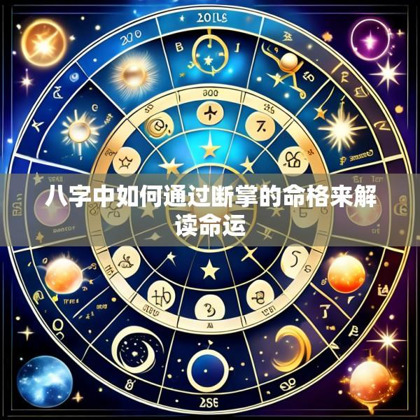 八字中如何通过断掌的命格来解读命运