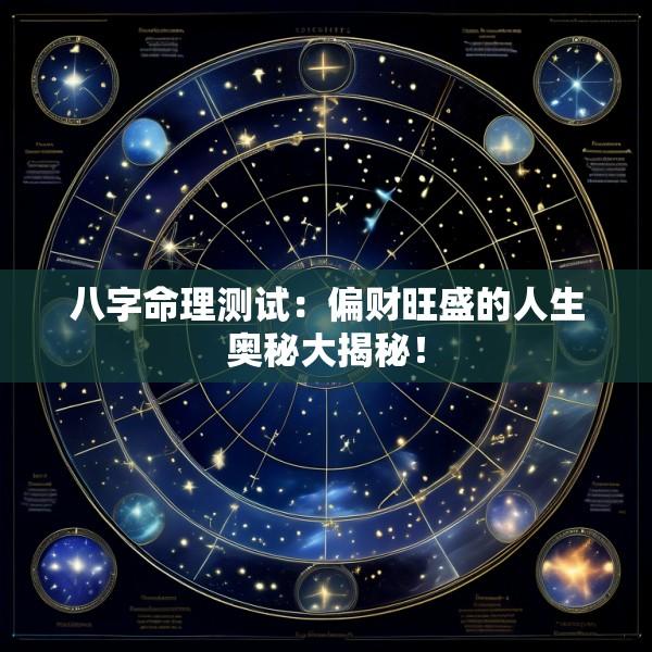 八字命理测试：偏财旺盛的人生奥秘大揭秘！