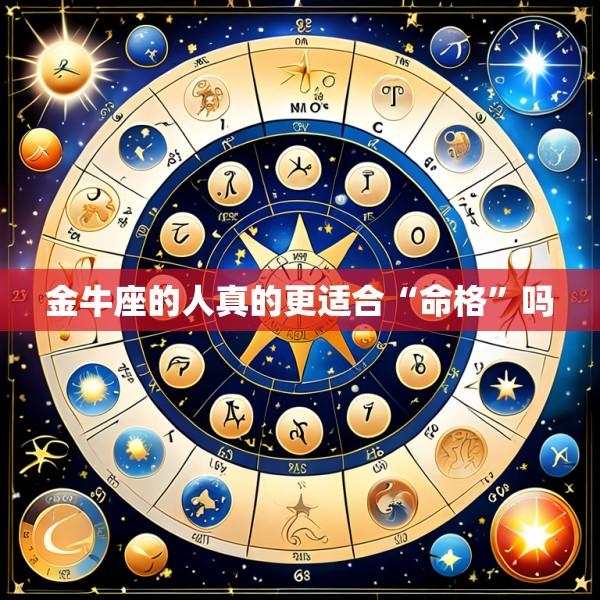 金牛座的人真的更适合“命格”吗