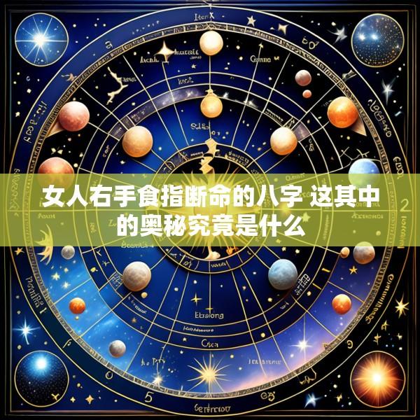 女人右手食指断命的八字 这其中的奥秘究竟是什么