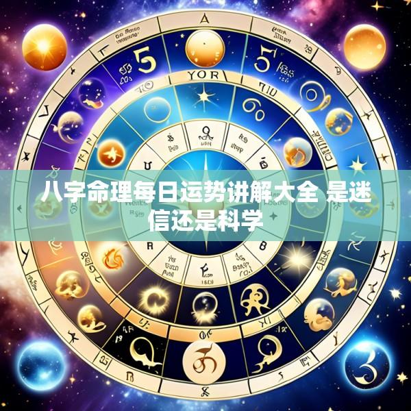 八字命理每日运势讲解大全 是迷信还是科学