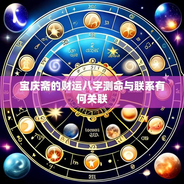 宝庆斋的财运八字测命与联系有何关联