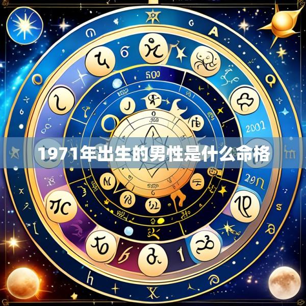 1971年出生的男性是什么命格