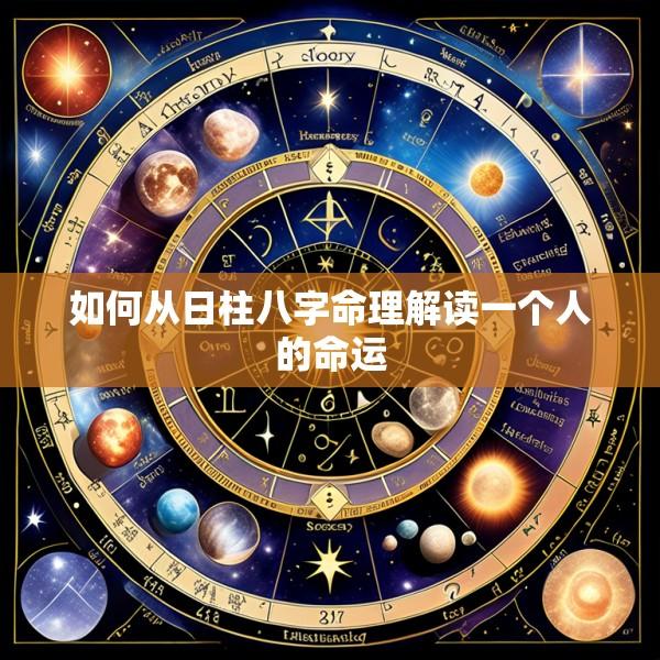 如何从日柱八字命理解读一个人的命运