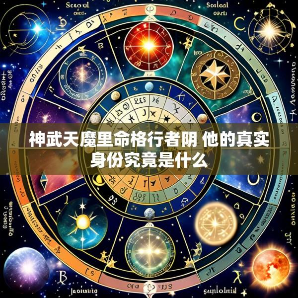 神武天魔里命格行者阴 他的真实身份究竟是什么
