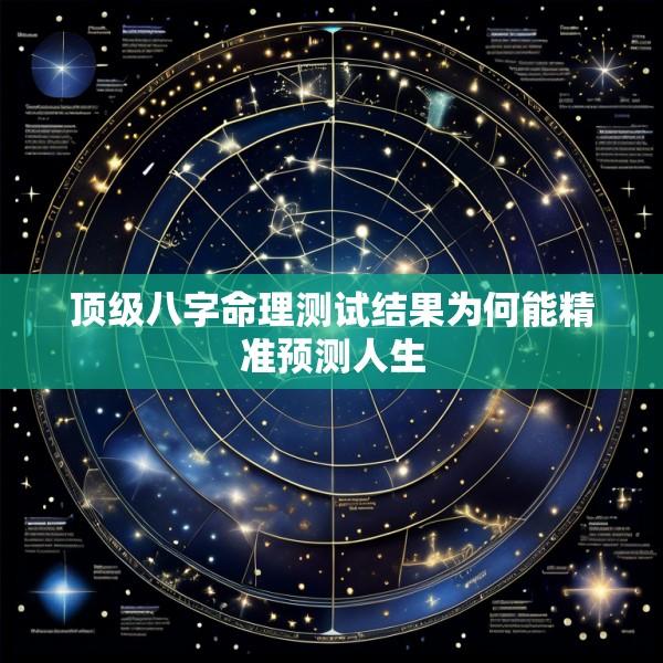 顶级八字命理测试结果为何能精准预测人生