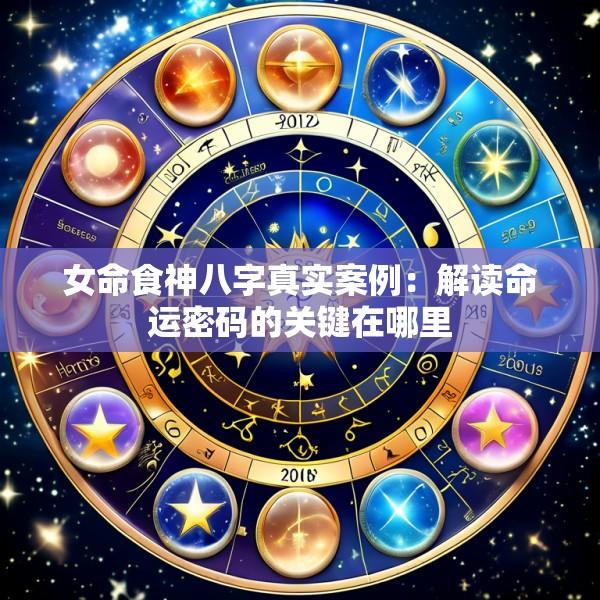 女命食神八字真实案例：解读命运密码的关键在哪里