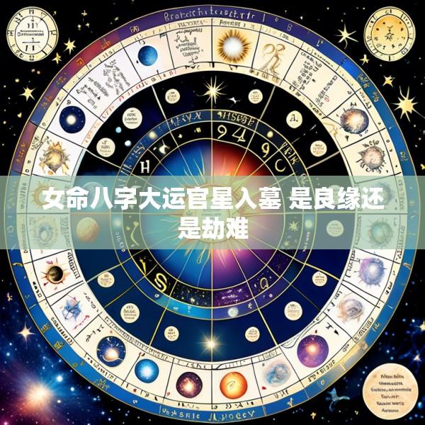 女命八字大运官星入墓 是良缘还是劫难