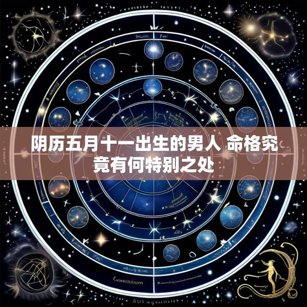 阴历五月十一出生的男人 命格究竟有何特别之处