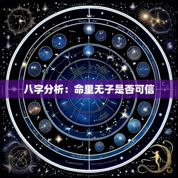 八字分析：命里无子是否可信