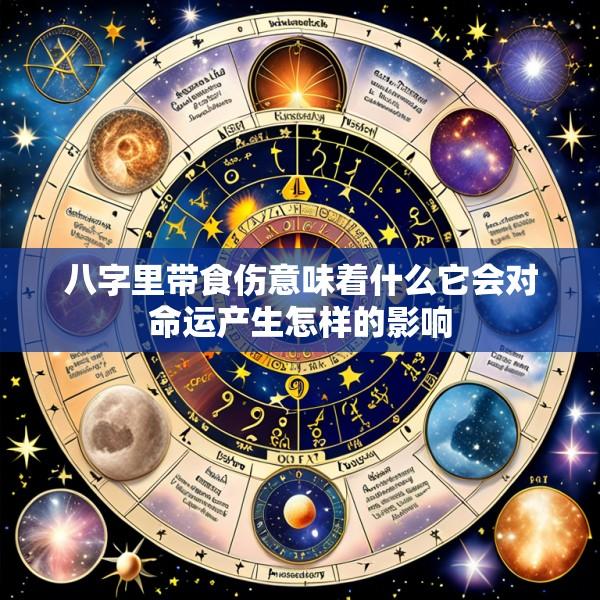 八字里带食伤意味着什么它会对命运产生怎样的影响