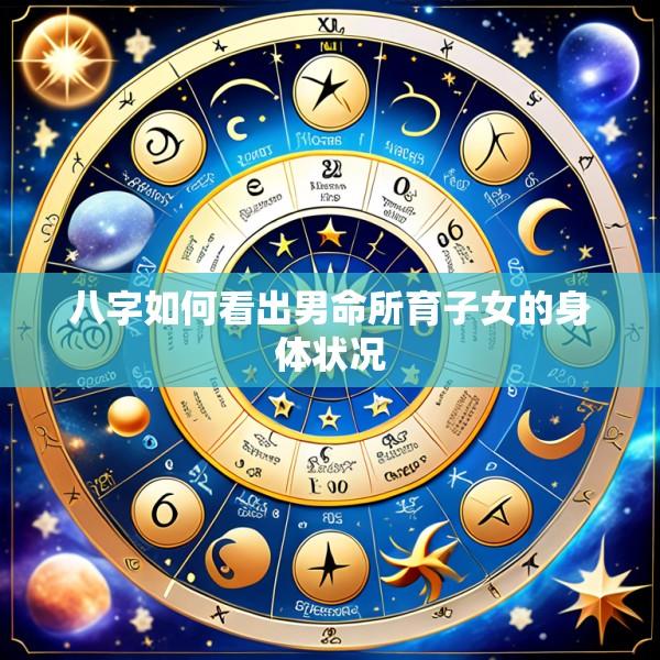 八字如何看出男命所育子女的身体状况