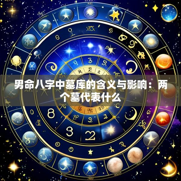 男命八字中墓库的含义与影响：两个墓代表什么