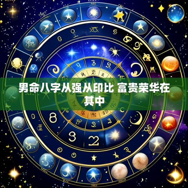 男命八字从强从印比 富贵荣华在其中