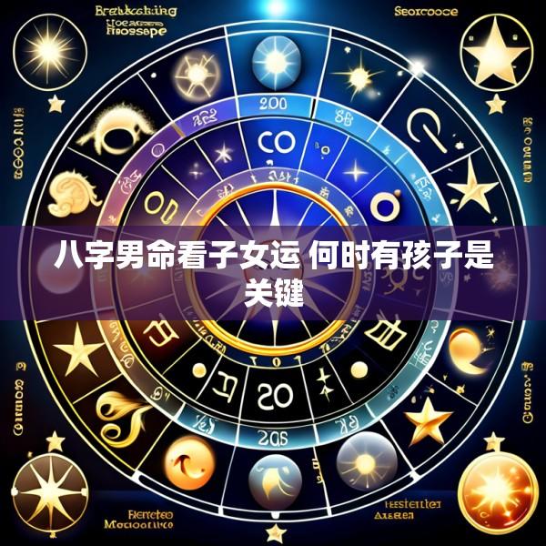 八字男命看子女运 何时有孩子是关键