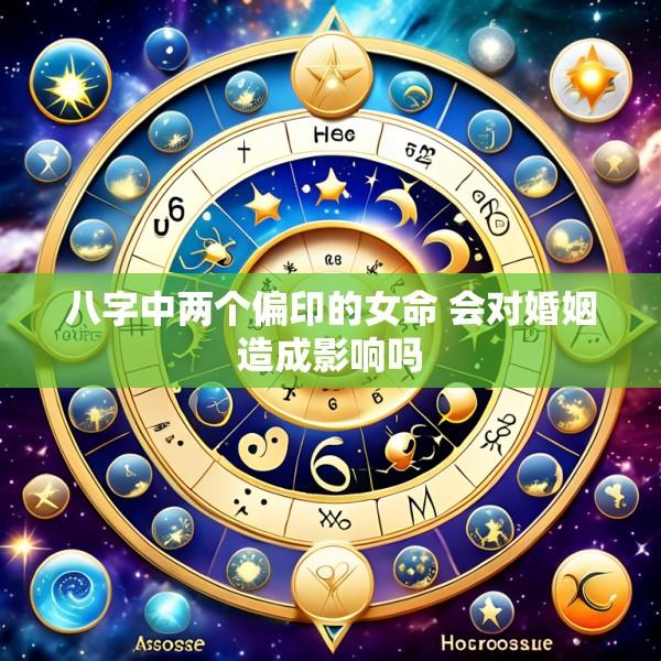 八字中两个偏印的女命 会对婚姻造成影响吗