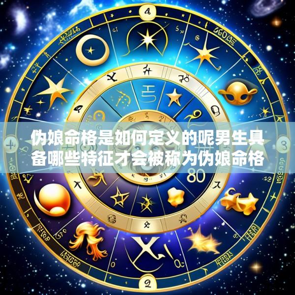 伪娘命格是如何定义的呢男生具备哪些特征才会被称为伪娘命格