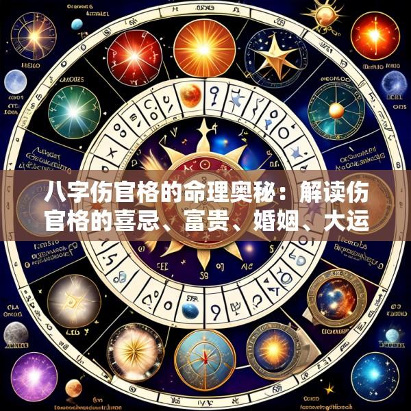 八字伤官格的命理奥秘：解读伤官格的喜忌、富贵、婚姻、大运等关键要素