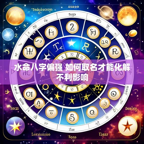 水命八字偏强 如何取名才能化解不利影响