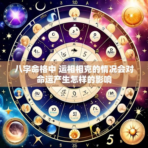 八字命格中 运相相克的情况会对命运产生怎样的影响