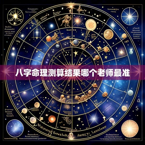 八字命理测算结果哪个老师最准