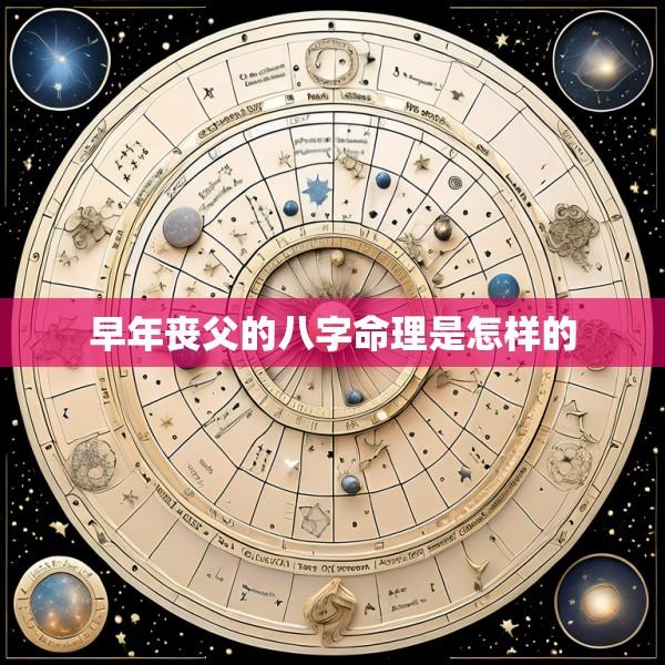 早年丧父的八字命理是怎样的