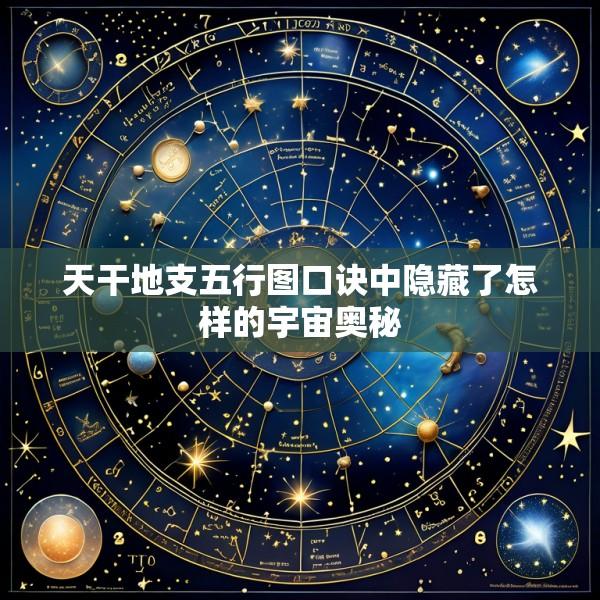 天干地支五行图口诀中隐藏了怎样的宇宙奥秘
