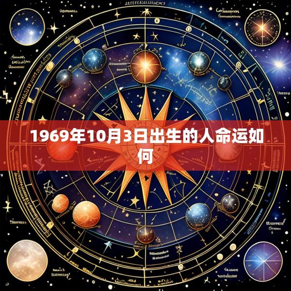 1969年10月3日出生的人命运如何