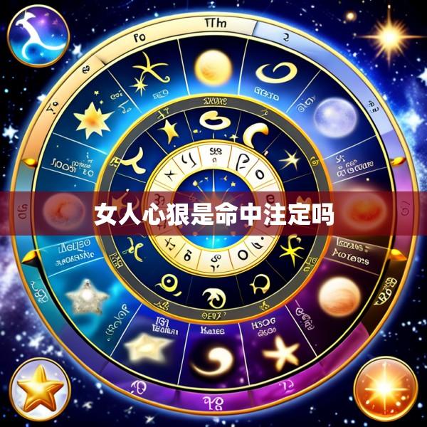 女人心狠是命中注定吗
