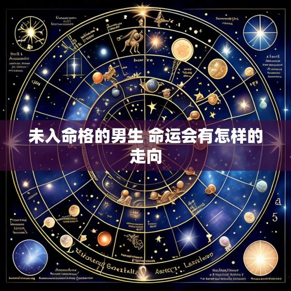 未入命格的男生 命运会有怎样的走向