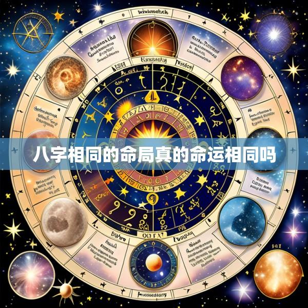 八字相同的命局真的命运相同吗