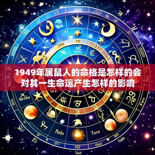 1949年属鼠人的命格是怎样的会对其一生命运产生怎样的影响