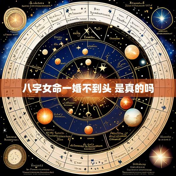 八字女命一婚不到头 是真的吗