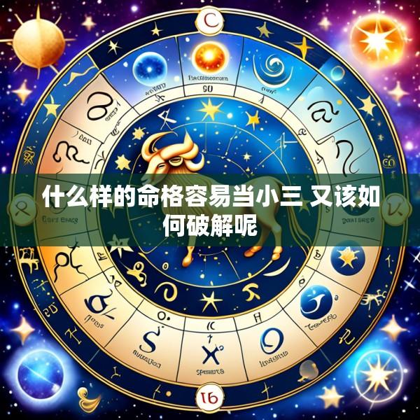 什么样的命格容易当小三 又该如何破解呢