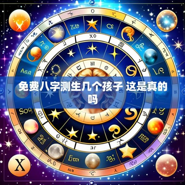 免费八字测生几个孩子 这是真的吗