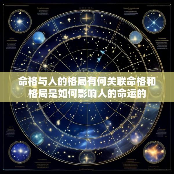 命格与人的格局有何关联命格和格局是如何影响人的命运的