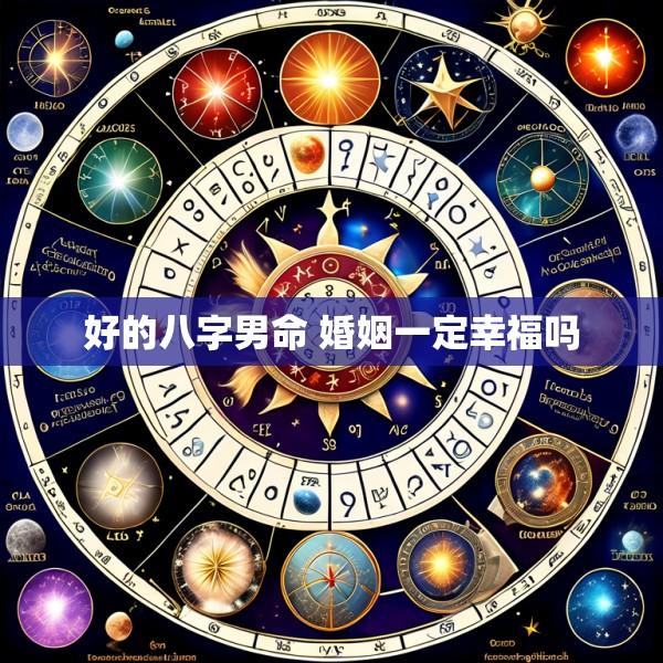 好的八字男命 婚姻一定幸福吗