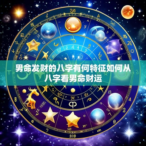 男命发财的八字有何特征如何从八字看男命财运
